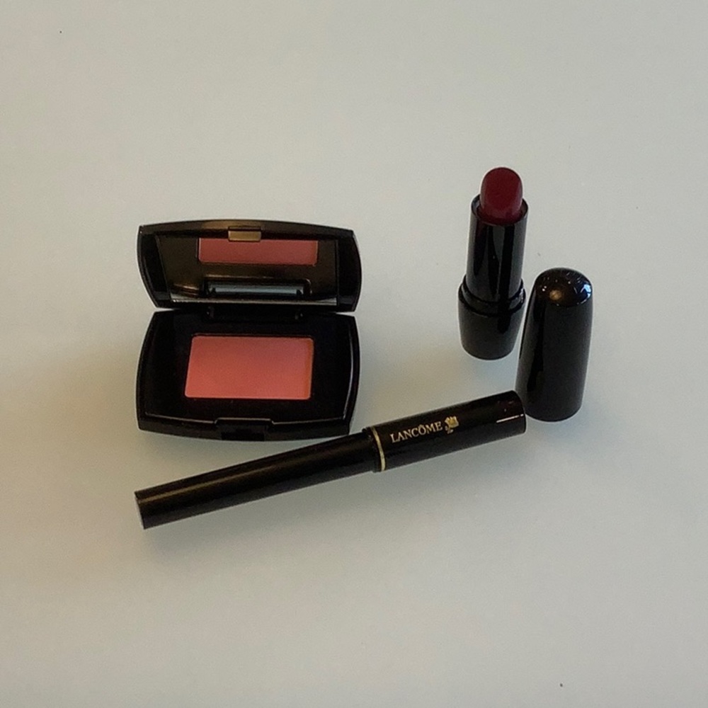 Lancôme Makeup Set with Blush, Lipstick and Eyeliner